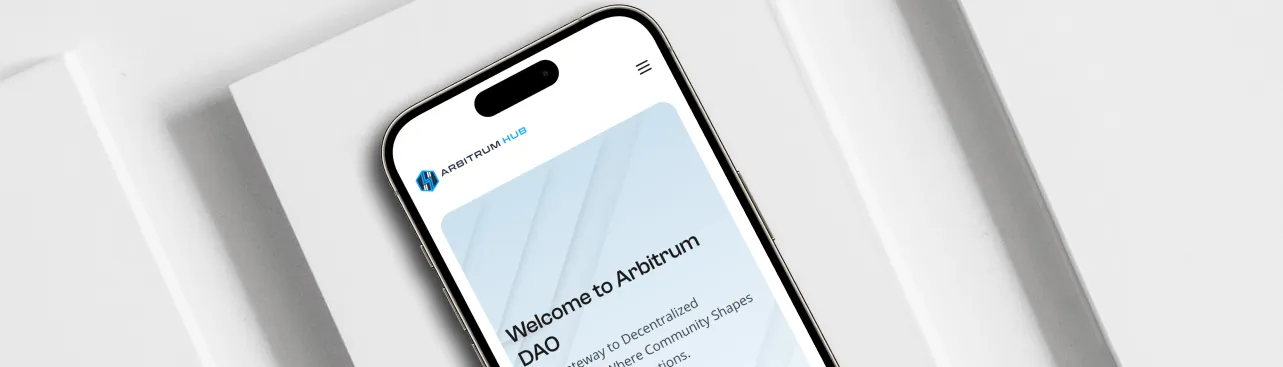 Arbitrum Hub Brand Visual